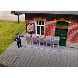 Afvalbakken staand (5 stuks) Afvalbakken staand (5 stuks)