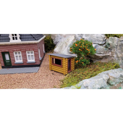 Blokhut / kerstkraampje (zonder luifel) Blokhut / kerstkraampje (zonder luifel)